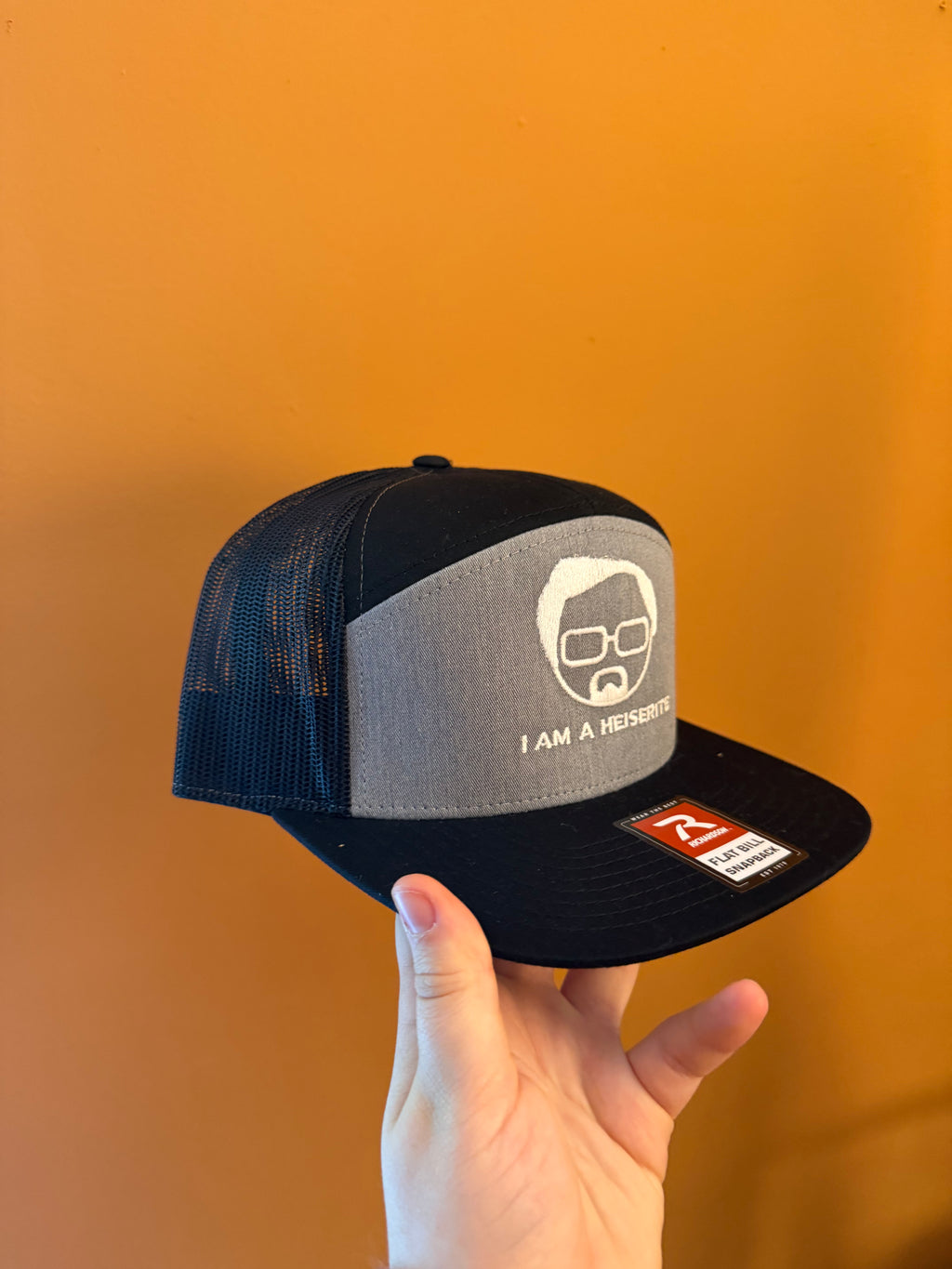 Gray and Black "I'm a Heiserite" Hat