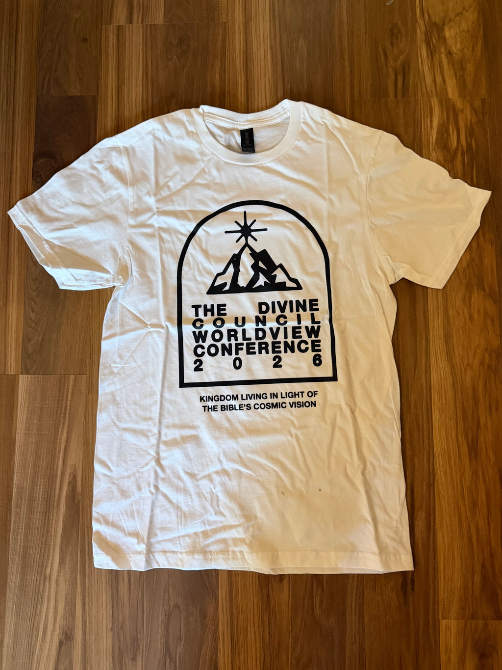 White DCW Conference Short Sleeve T-Shirt